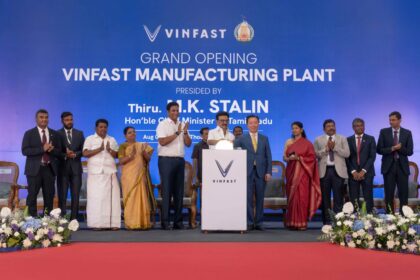 VINFAST KHÁNH THÀNH NHÀ MÁY LẮP RÁP Ô TÔ ĐIỆN TẠI TAMIL NADU, ẤN ĐỘ