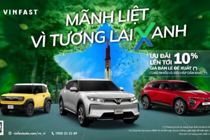VINFAST TRIỂN KHAI CHIẾN DỊCH “MÃNH LIỆT VÌ TƯƠNG LAI XANH” – HỖ TRỢ TOÀN DÂN CHUYỂN ĐỔI SANG XE ĐIỆN