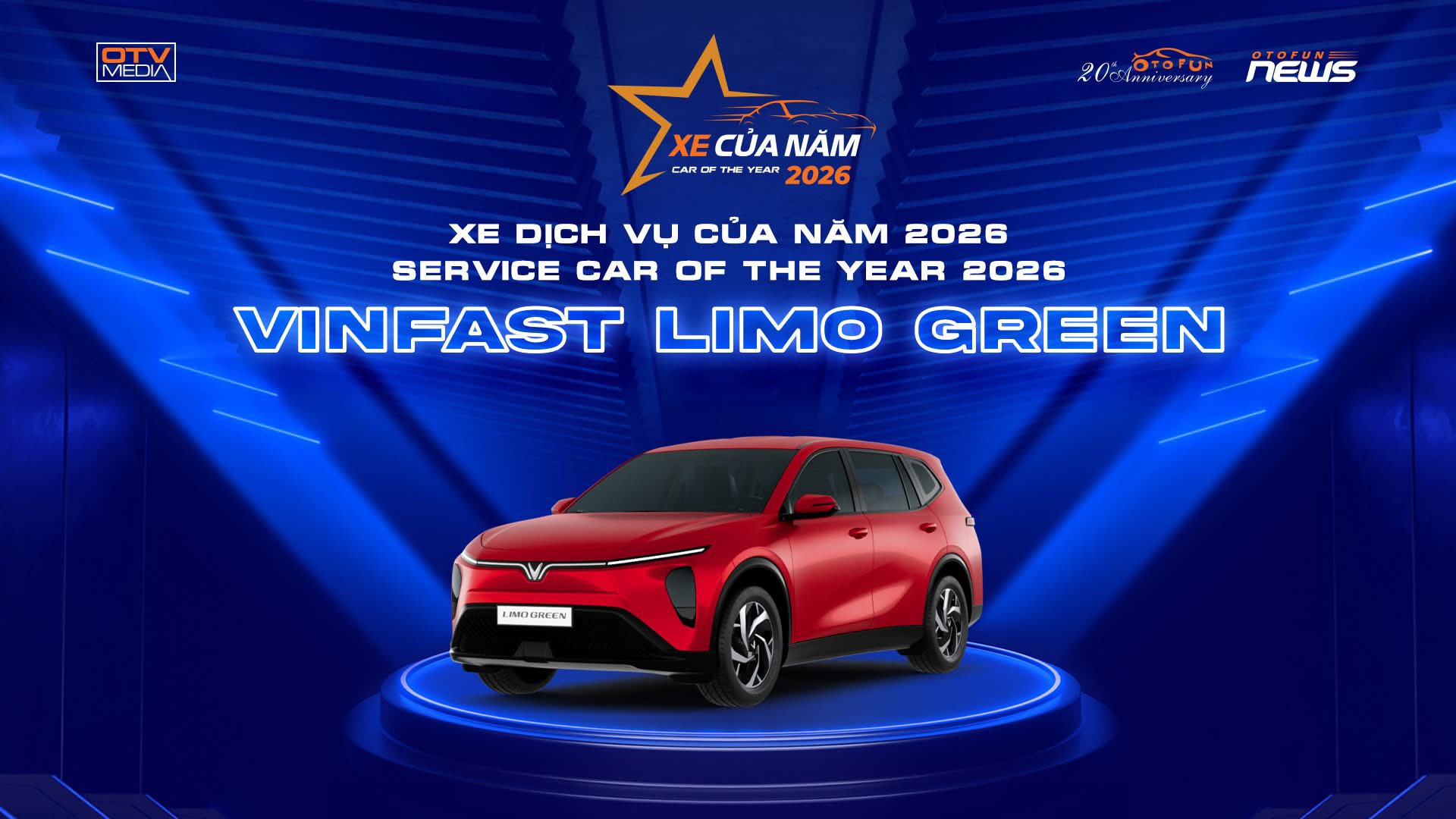 Công bố 5 danh hiệu Xe của năm 2026: VinFast Limo Green nhận 3 danh hiệu