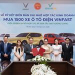 TAXI HƯƠNG GIANG MUA 1.500 Ô TÔ ĐIỆN VINFAST, MỞ RỘNG HỢP TÁC VỚI GREEN SM